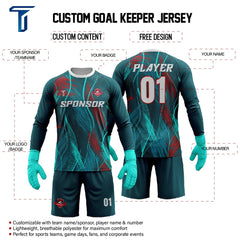 Custom Crosshatch Soccer Goalkeeper Jersey Set