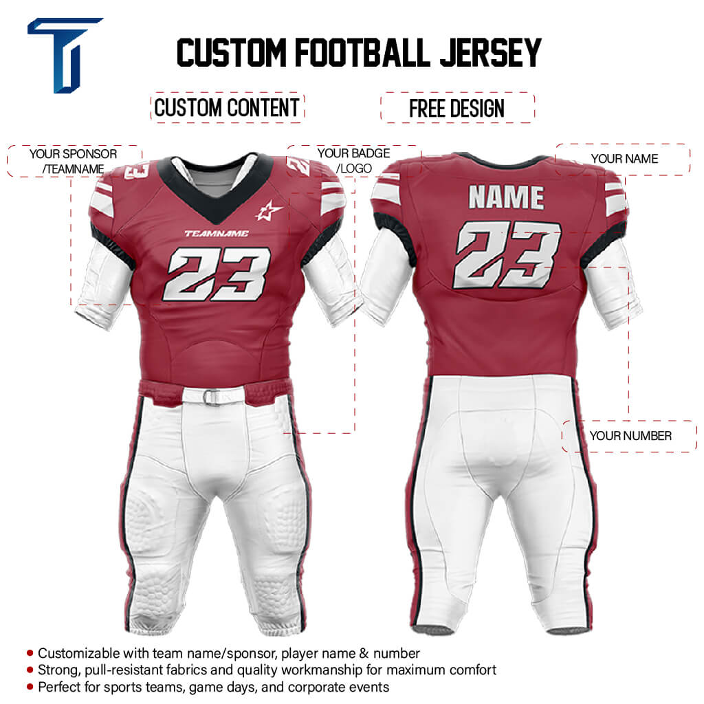 200 Series American Football Jersey & Integrated Pants custom content