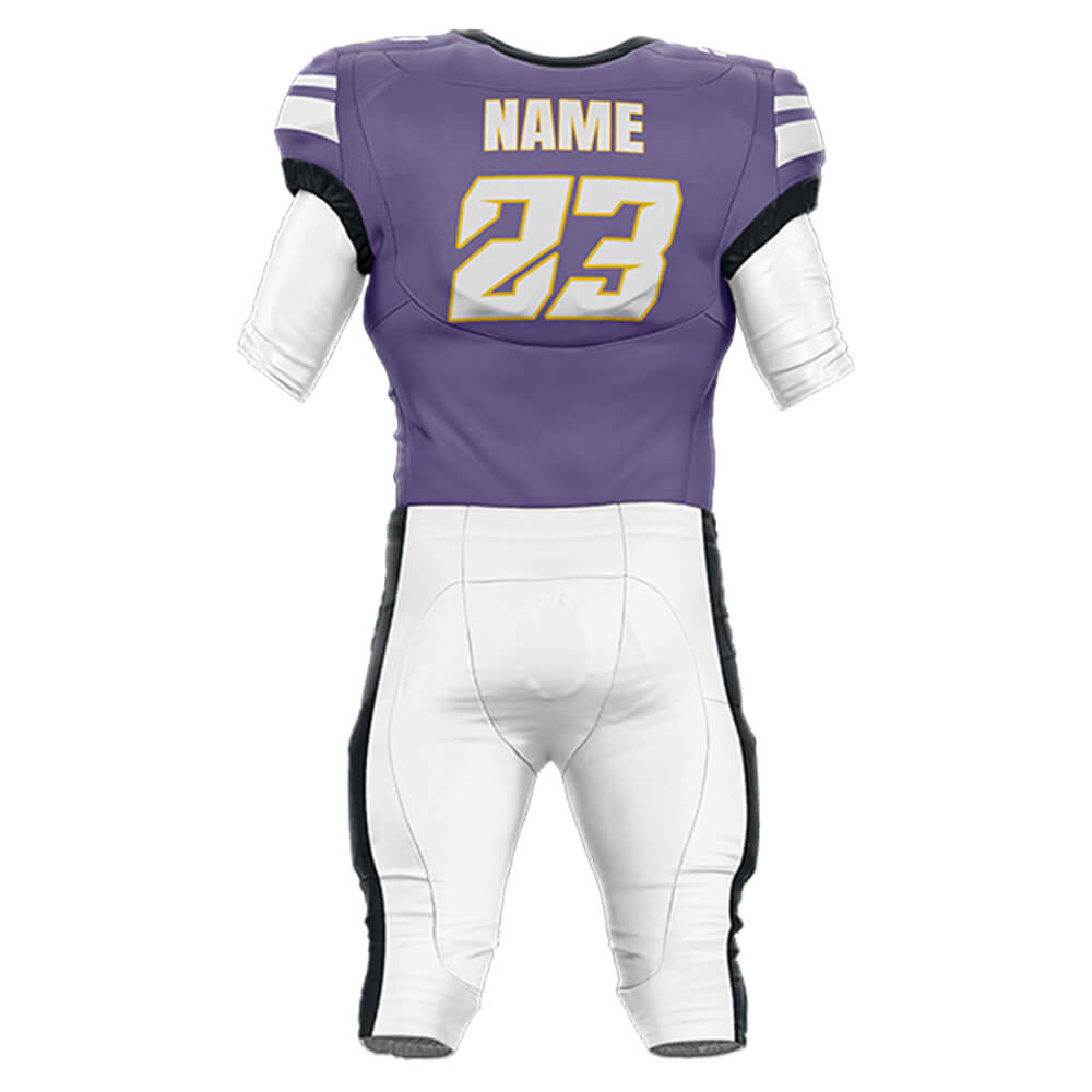 200 Series American Football Jersey & Integrated Pants 3D back