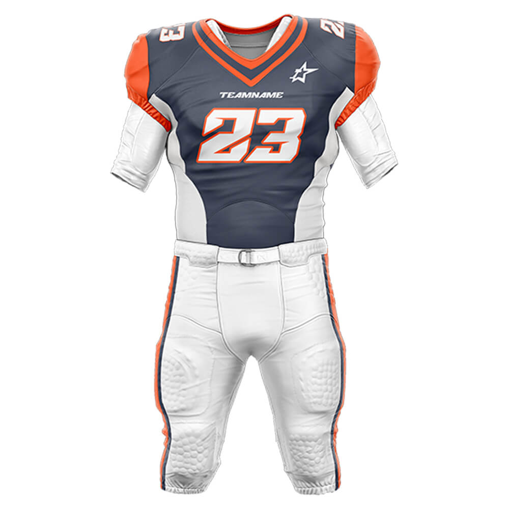 200 Series American Football Jersey & Integrated Pants 3D front
