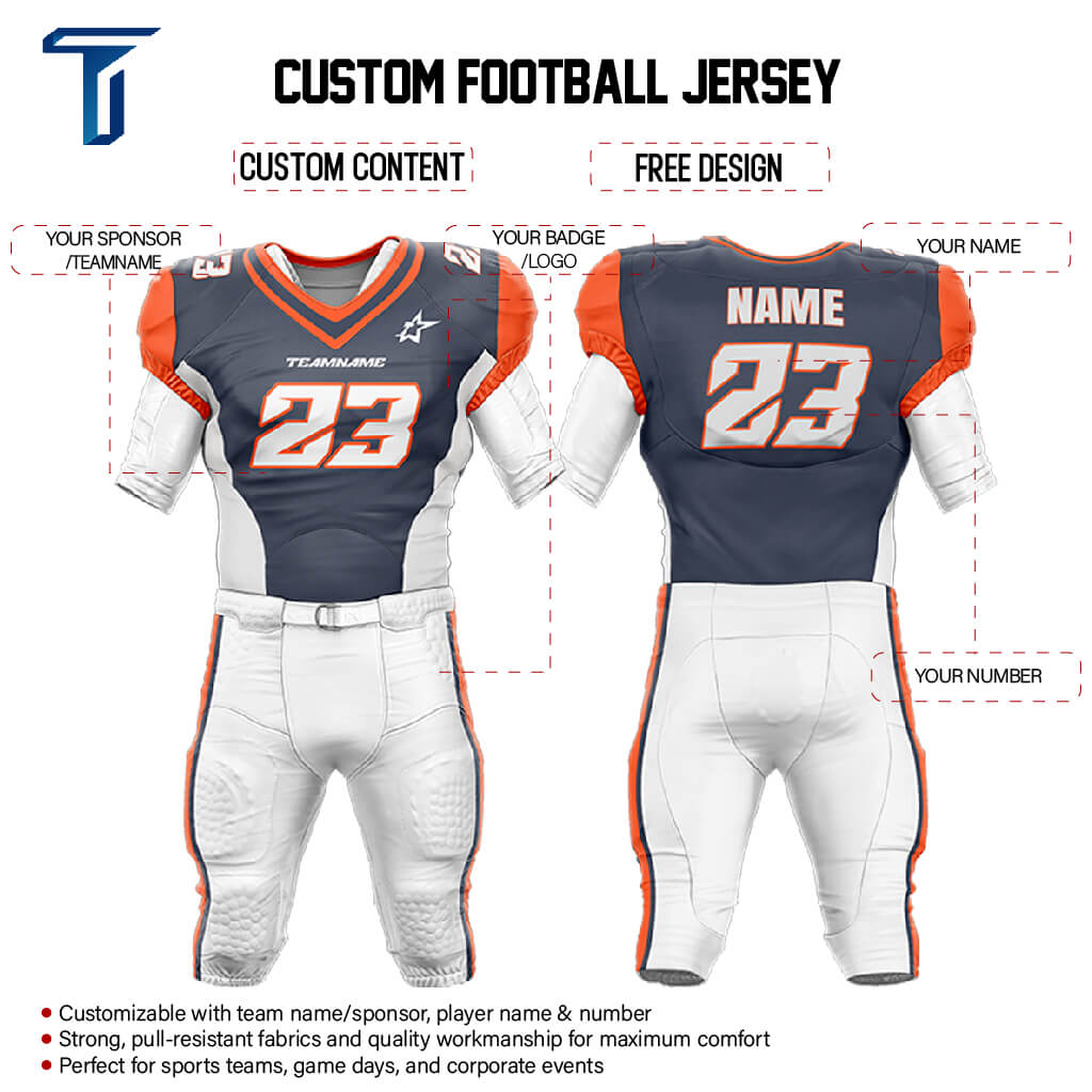 200 Series American Football Jersey & Integrated Pants custom content