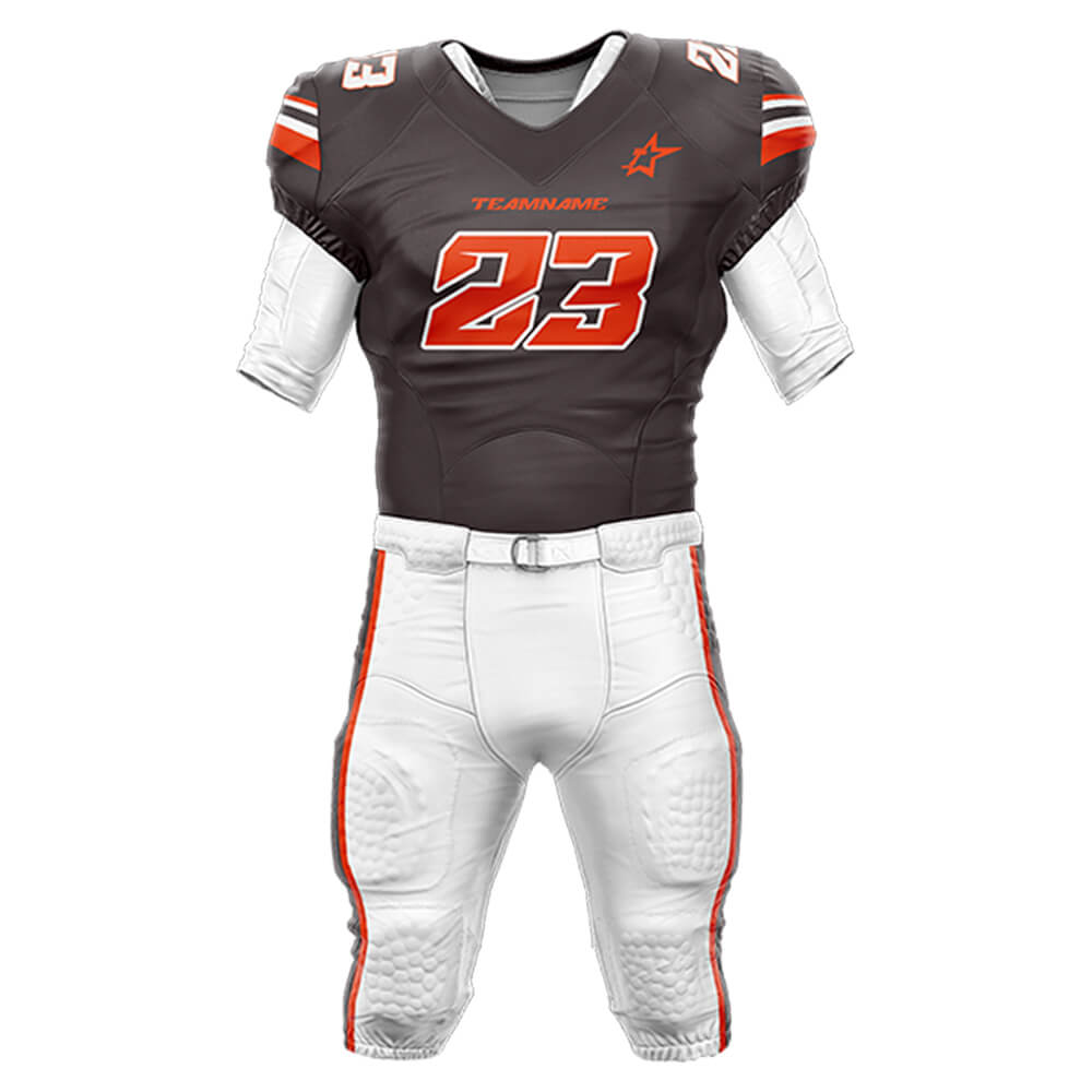 200 Series American Football Jersey & Integrated Pants 3D front