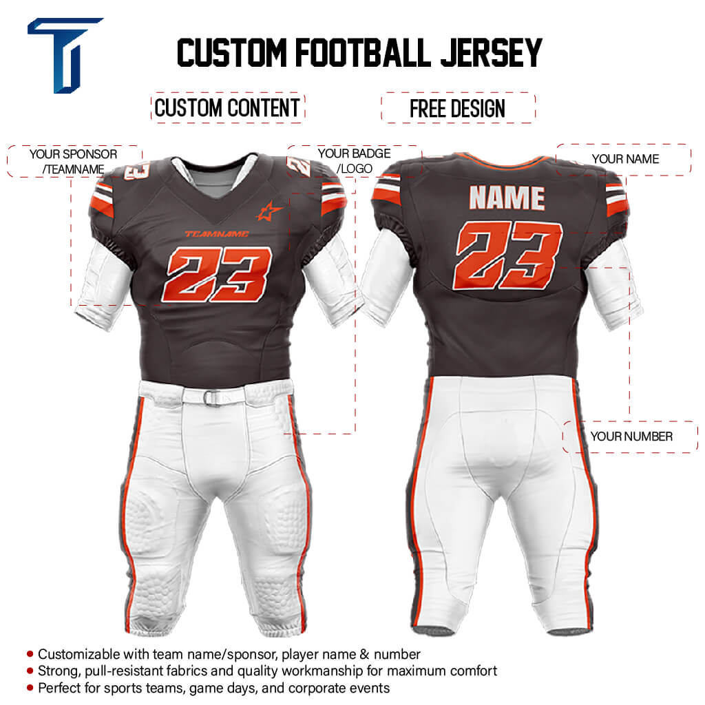 200 Series American Football Jersey & Integrated Pants custom content
