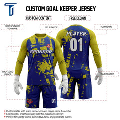 Custom Striker Burst Soccer Goalkeeper Jersey Set
