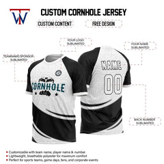 Contour Lines Custom Cornhole Jersey