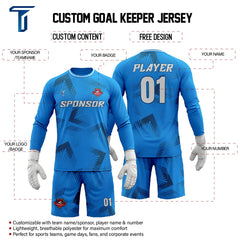 Custom Velocity Fade Soccer Goalkeeper Jersey Set