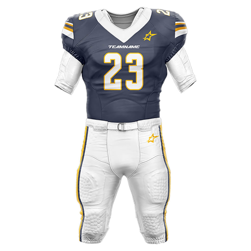 200 Series American Football Jersey & Integrated Pants 3D front