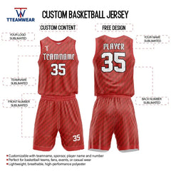 Custom Checkered Basketball Jersey Uniform