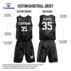 Custom Zebra Basketball Jersey Uniform