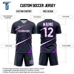 Custom Lightning Team Soccer Jersey Uniform Set