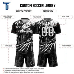 Custom Eagle Team Soccer Jersey Uniform Set