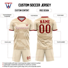 Custom Feathers Team Soccer Jersey Uniform Set