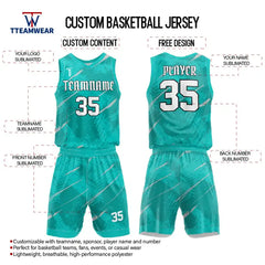 Custom Tear Basketball Jersey Uniform