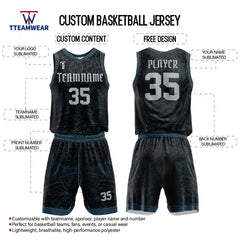 Custom Darkness Basketball Jersey Uniform