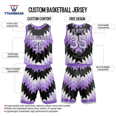 Custom Degistripe Basketball Jersey Uniform