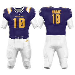 Custom Epaulettes American Football Jersey & White Integrated Pants