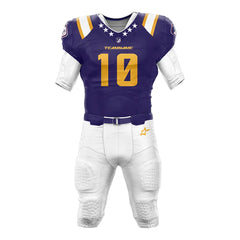 Custom Epaulettes American Football Jersey & White Integrated Pants