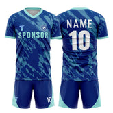 Custom Brushstroke Soccer Jersey 3D effect