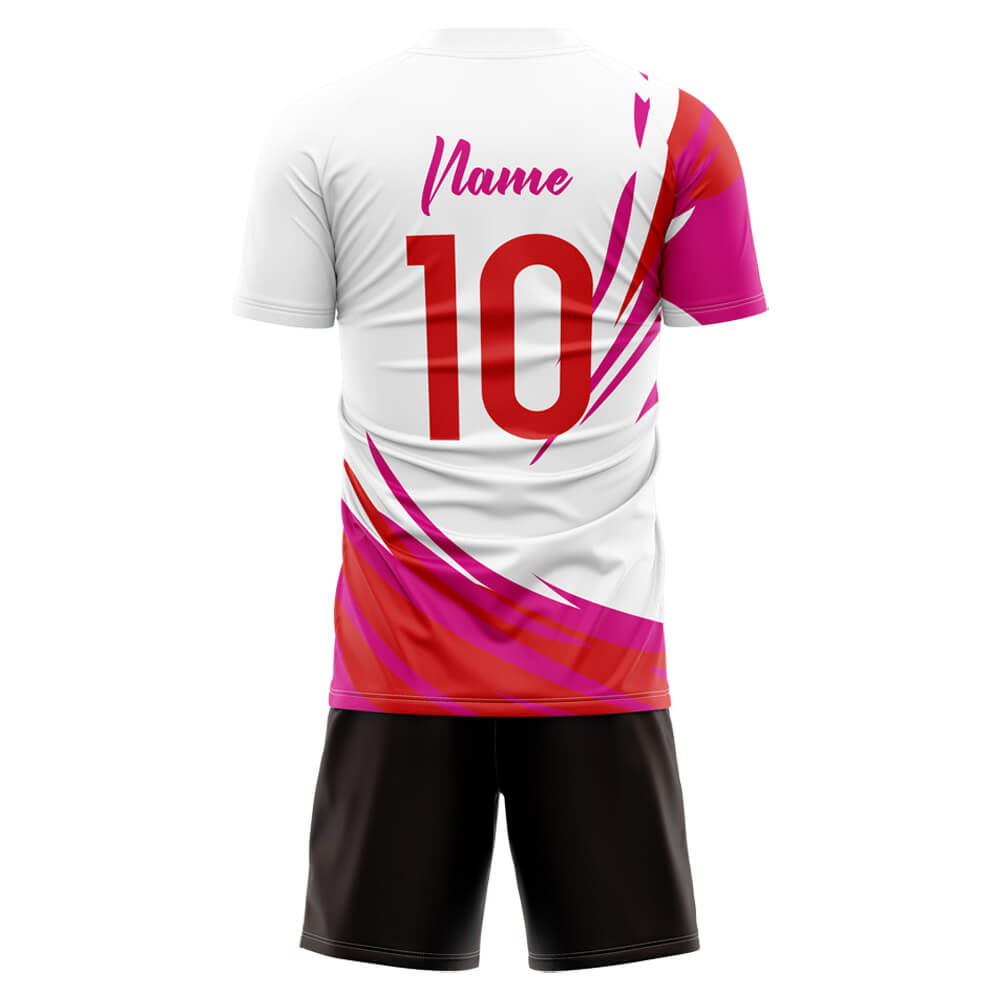 Custom Claw Marks Soccer Jersey back view