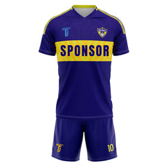 Custom Contrast Soccer Jersey front view