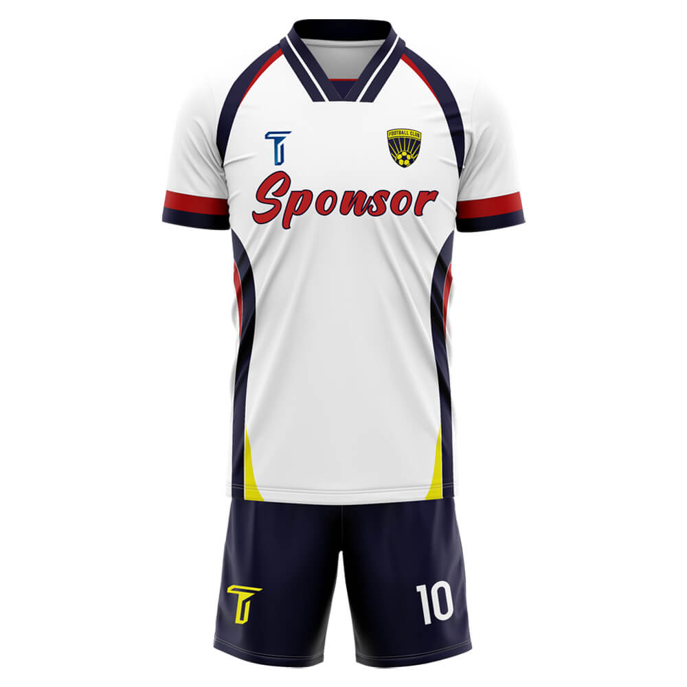 Custom Interlaced Soccer Jersey front view
