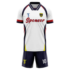 Custom Interlaced Soccer Jersey front view