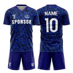 Custom Pixel Grid Soccer Jersey