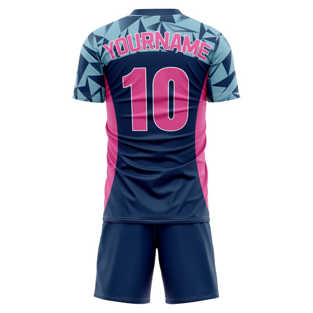 Custom Shards Soccer Jersey 3D back view