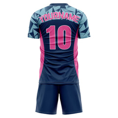 Custom Shards Soccer Jersey 3D back view