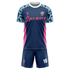 Custom Shards Soccer Jersey 3D front view