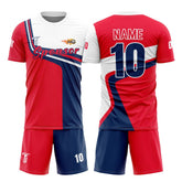 Custom Split Soccer Jersey 3D effect