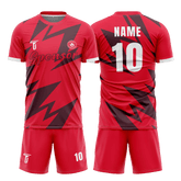 Custom Thunder Soccer Jersey 3D effect