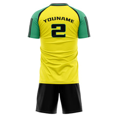 Custom Vibrant Soccer Jersey - back view