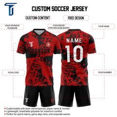 Splatter Soccer Jersey custom content