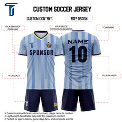 striped Soccer Jersey custom content