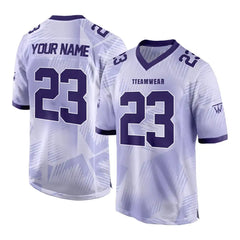 Custom Elite Violet Authentic Football Jersey