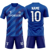 Custom Team Diagonal stripes Adult Youth Soccer Jersey