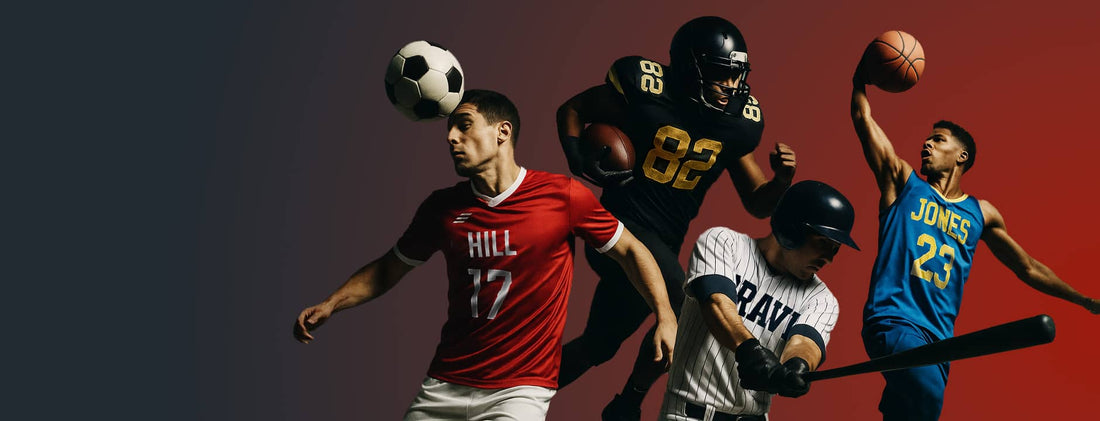 football player, American football player, basketball player, baseball player
