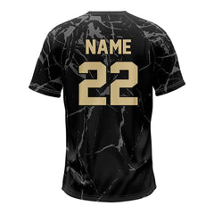 Marble Custom Two-Button Baseball Jersey