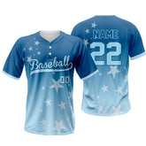 Galaxy Custom Two-Button Baseball Jersey