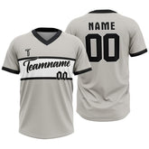 tteamwear custom baseball v-neck jersey