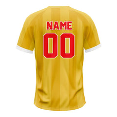 Custom Corn Stripe Two-Button Baseball Jersey