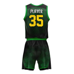 Toxic Speed Adult Youth Basketball Jersey Set 3D back