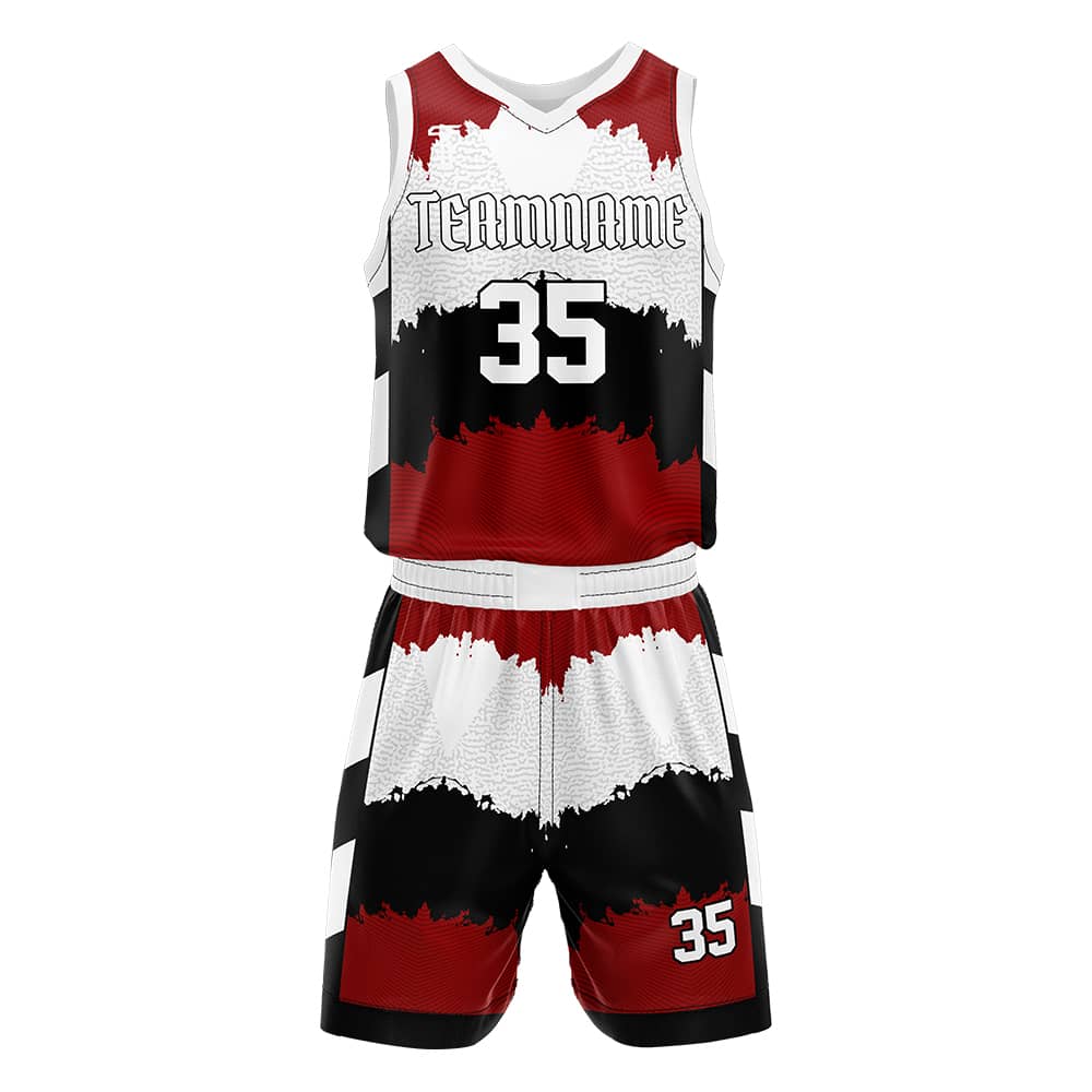 Smash Adult Youth Basketball Jersey Set 3D front