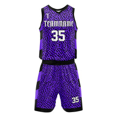Voltage Burst Adult Youth Basketball Jersey Set 3D front
