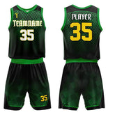 Toxic Speed Adult Youth Basketball Jersey Set 3D effect