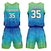 Galaxy Dust Adult Youth Basketball Jersey Set 3D effect