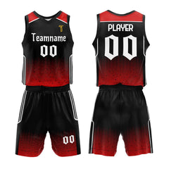 Custom Crimson Adult Youth Basketball Jersey Set