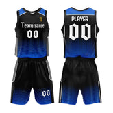 Custom Sapphire Adult Youth Basketball Jersey Set