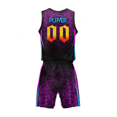 Custom Violets Adult Youth Basketball Jersey